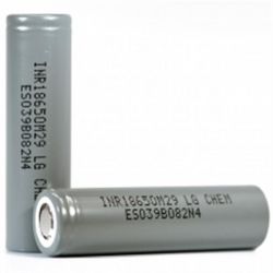 Аккумулятор LG 18650 Li-Ion 2850 mAh Grey