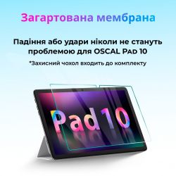   Oscal Pad 10 8/128GB 4G Dual Sim Moonlight Silver -  23