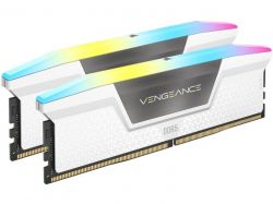   DDR5 2x32GB/6000 Corsair Vengeance RGB White (CMH64GX5M2B6000C40W) -  2
