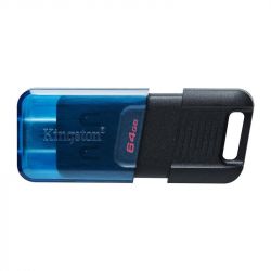 ����-���������� USB3.2 64GB Type-C Kingston DataTraveler 80 M Blue/Black (DT80M/64GB)