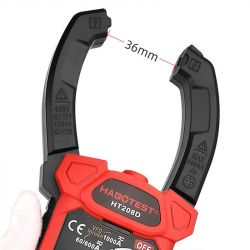 Затискний вимірювач Habotest DC1000V/1000A, AC750V/1000A (HT208D) - Картинка 4