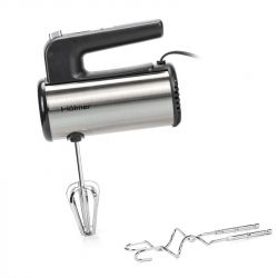 Міксер Holmer HHM-45, Grey/Black, 450W, ручний, 5 швидкостей, режим ТУРБО, вінчики, гаки для замісу тіста, захист від перегріву - Картинка 2