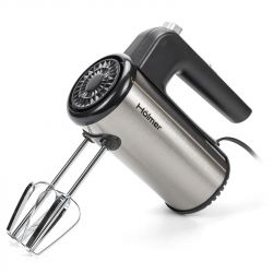 Міксер Holmer HHM-45, Grey/Black, 450W, ручний, 5 швидкостей, режим ТУРБО, вінчики, гаки для замісу тіста, захист від перегріву - Картинка 6