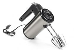 Міксер Holmer HHM-45, Grey/Black, 450W, ручний, 5 швидкостей, режим ТУРБО, вінчики, гаки для замісу тіста, захист від перегріву - Картинка 8