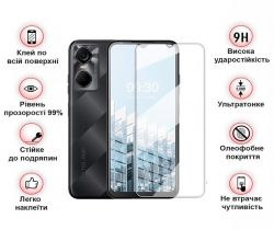   BeCover  Tecno Pop 6 Pro (BE8) Crystal Clear Glass 3D (708555) -  3