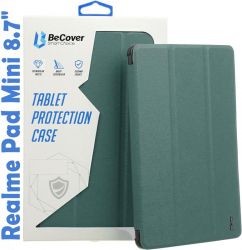 - BeCover Smart  Realme Pad Mini 8.7" Dark Green (708259) -  1