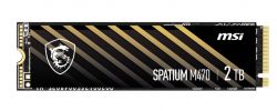 SSD  MSI Spatium M470 2TB M.2 PCIe 4.0 x4 NVMe 3D NAND TLC (S78-440Q470-P83)