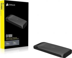 SSD  Corsair EX100U 1B Portable USB Black (CSSD-EX100U1TB) -  7