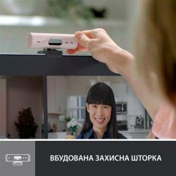 Веб камера Веб-камера Logitech Brio 500 Rose (960-001421) - Картинка 5