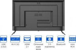  43" Kivi 43U740NB, Black, 3840x2160 (16:9), 60 , Smart TV (Android TV 9), DVB-T2/C/T, 2x10 , 4xHDMI, 3xUSB, VESA 300x300  -  7