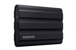   SSD, 1Tb, Samsung Portable SSD T7 Shield, Black, USB 3.2, 1050 / 1000 MB/s, IP65, 59x88x13 , 98  (MU-PE1T0S/EU) -  2