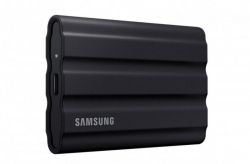 Зовнішній накопичувач SSD, 1Tb, Samsung Portable SSD T7 Shield, Black, USB 3.2, 1050 / 1000 MB/s, IP65, 59x88x13 мм, 98 г (MU-PE1T0S/EU) - Картинка 2