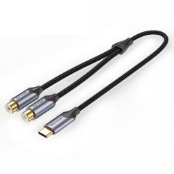  Vention USB Type-C - 2RCA, 1 m, Black (BGVBF) -  1