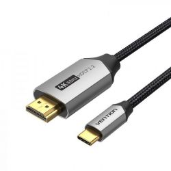 Vention USB Type-C-HDMI, v2.0, 1.5 m, Grey (CRBBG) -  1
