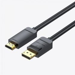  Vention DisplayPort-HDMI, 3 m, v1.2, Black (HAGBI)