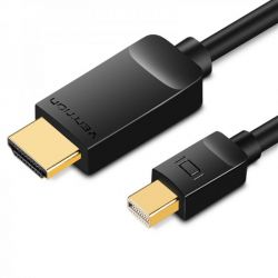  Vention MiniDisplayPort-HDMI, 1.5 m, v1.4, Black (HAHBG) -  1