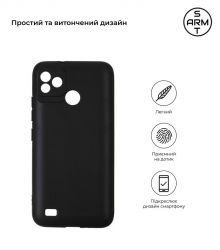 �����-�������� Armorstandart Matte Slim Fit ��� Tecno Pop 5 Go (BD1) Camera cover Black (ARM65318) - �������� 2