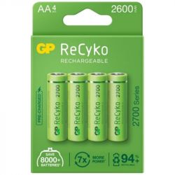  GP Batteries AA 2600mAh NiMh 4 ReCyko+ -  1