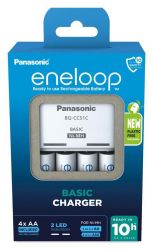   Panasonic Basic USB Charger + Eneloop AA / HR06 NI-MH 2000 mAh