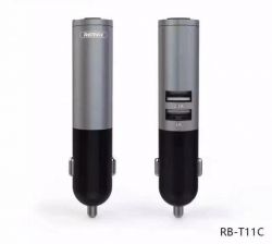Bluetooth-гарнітура-зарядка Remax RB-T11C Black (6954851263920)