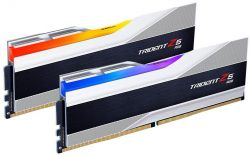   DDR5 2x32GB/6000 G.Skill Trident Z5 RGB Silver (F5-6000J3238G32GX2-TZ5RS) -  2