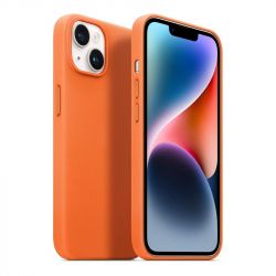 �����-�������� Armorstandart Fake Leather ��� Apple iPhone 14 Golden Brown (ARM64457) - �������� 3