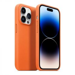 �����-�������� Armorstandart Fake Leather ��� Apple iPhone 14 Pro Golden Brown (ARM64461) - �������� 3