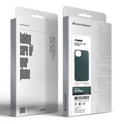 �����-�������� Armorstandart Fake Leather ��� Apple iPhone 14 Plus Shirt Green (ARM64396) - �������� 5