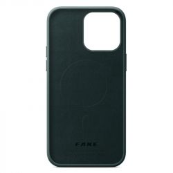 - Armorstandart Fake Leather  Apple iPhone 14 Pro Max Shirt Green (ARM64402) -  2