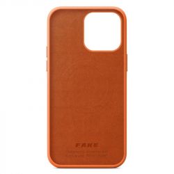 - Armorstandart Fake Leather  Apple iPhone 14 Pro Max Golden Brown (ARM64463) -  2