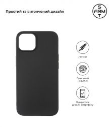 - Armorstandart Matte Slim Fit  Apple iPhone 14 Black (ARM65612) -  2