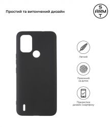 �����-�������� Armorstandart Matte Slim Fit ��� Nokia C31 Black (ARM64956) - �������� 2