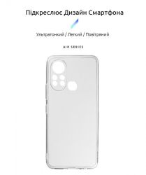 Чехол-накладка Armorstandart Air для Infinix Hot 11S Camera cover Transparent (ARM64556) - Картинка 2