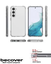 - BeCover Anti-Shock  Samsung Galaxy S23 Plus SM-S916 Clear (708926) -  2