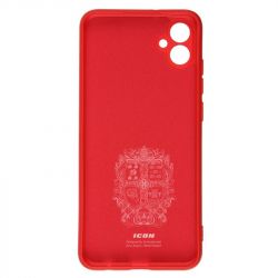 Чехол-накладка Armorstandart Icon для Samsung Galaxy A04e SM-A042/M04 SM-M045/F04 SM-E045 Camera cover Red (ARM65141) - Картинка 2