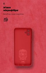 Чохол-накладка Armorstandart Icon для Samsung Galaxy A04 SM-A045 Camera cover Red (ARM63907) - Картинка 4