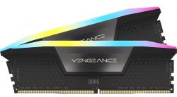 Модуль пам`ятi DDR5 2x16GB/6400 Corsair Vengeance RGB Black (CMH32GX5M2B6400C36) - Картинка 2