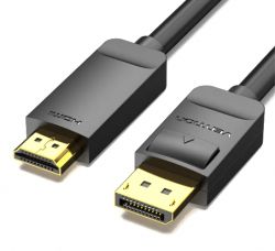 ������ Vention DisplayPort - HDMI (M/M), 1 �, Black (HAGBF)