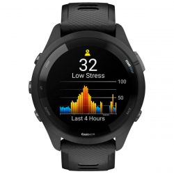 - Garmin Forerunner 265 Black Bezel and Case with Black/Powder Gray Silicone Band (010-02810-50) -  8