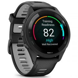 - Garmin Forerunner 265 Black Bezel and Case with Black/Powder Gray Silicone Band (010-02810-50) -  9