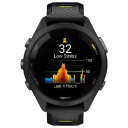 - Garmin Forerunner 265S Black Bezel  Case with Black/Amp Yellow Silicone Band (010-02810-53) -  8