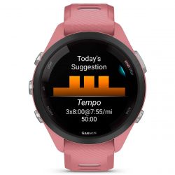 - Garmin Forerunner 265S Black Bezel with Light Pink Case and Light Pink/Whitestone Silicone Band (010-02810-55) -  3