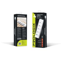 Фильтр питания ProLogix Premium (PR-SC4408W) 4 розетки, 4 USB, 2 м, белый - Картинка 6