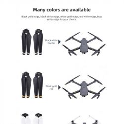 Пропелери лопаті гвинти SK для DJI Mavic Pro Platinum Quick Props (4шт) Black/Silver (32861866063BS) - Картинка 3