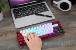 Бездротова клавіатура Motospeed BK67 Longhua Red Red (mtbk67rmr) - Картинка 5