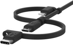  Belkin Boost Charge Universal USB - USB-C/Lightning/MicroUSB 1  Black (CAC001bt1MBK) -  2
