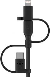  Belkin Boost Charge Universal USB - USB-C/Lightning/MicroUSB 1  Black (CAC001bt1MBK) -  4