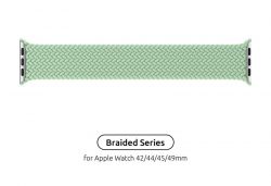  Armorstandart Braided Solo Loop  Apple Watch 42mm/44mm/45mm/49mm Mint Size 8 (160 mm) (ARM64914)