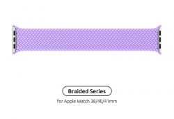  Armorstandart Braided Solo Loop  Apple Watch 38mm/40mm/41mm Lavender Grey Size 2 (120 mm) (ARM64897)