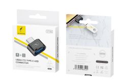 Переходник SkyDolphin OT05 Mini USB Type-C - USB (M/F) Black (SDADPT-00029) - Картинка 2
